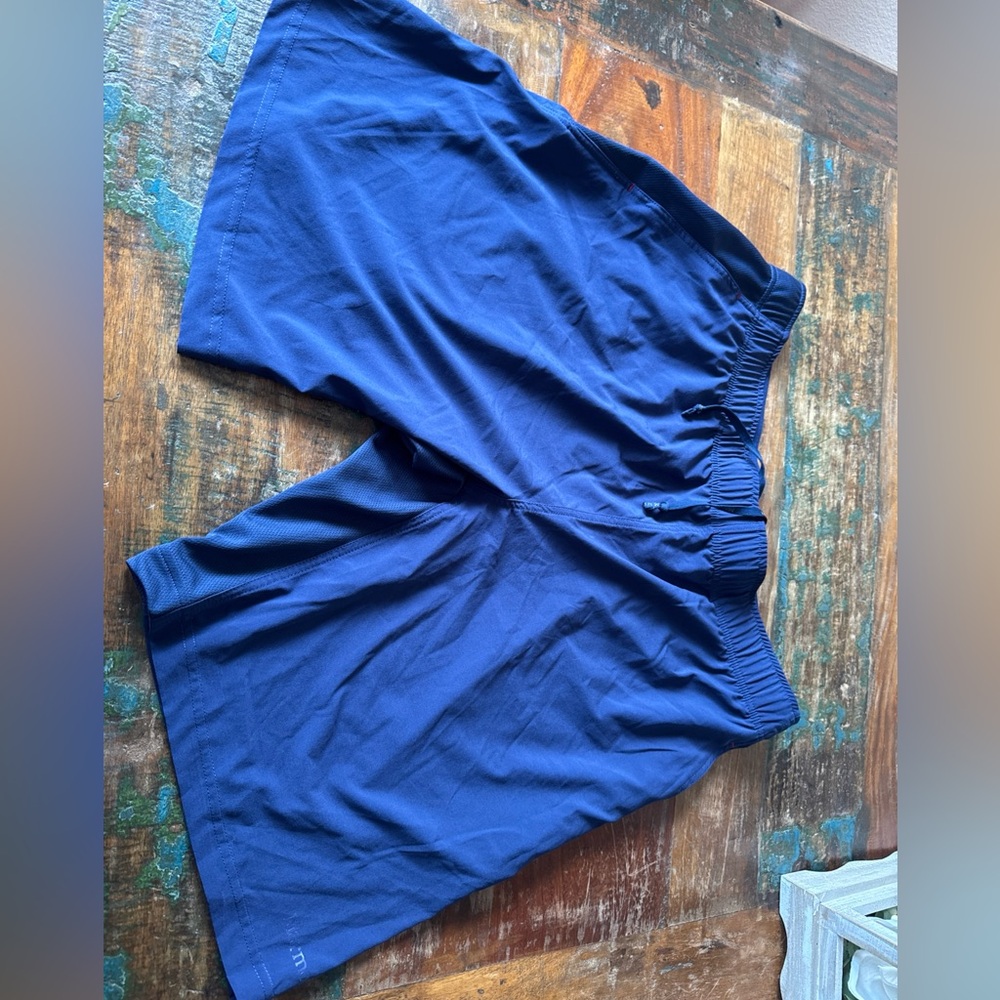 MARMOT Men Shorts ELCHE Hiking Stretch XL 8" Marine Navy Blue Arctic NWT $70
